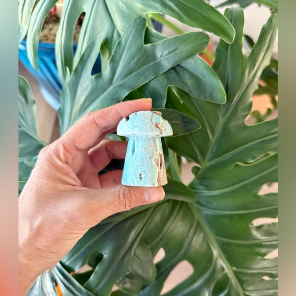 Other - Blue Caribbean Calcite Mushroom